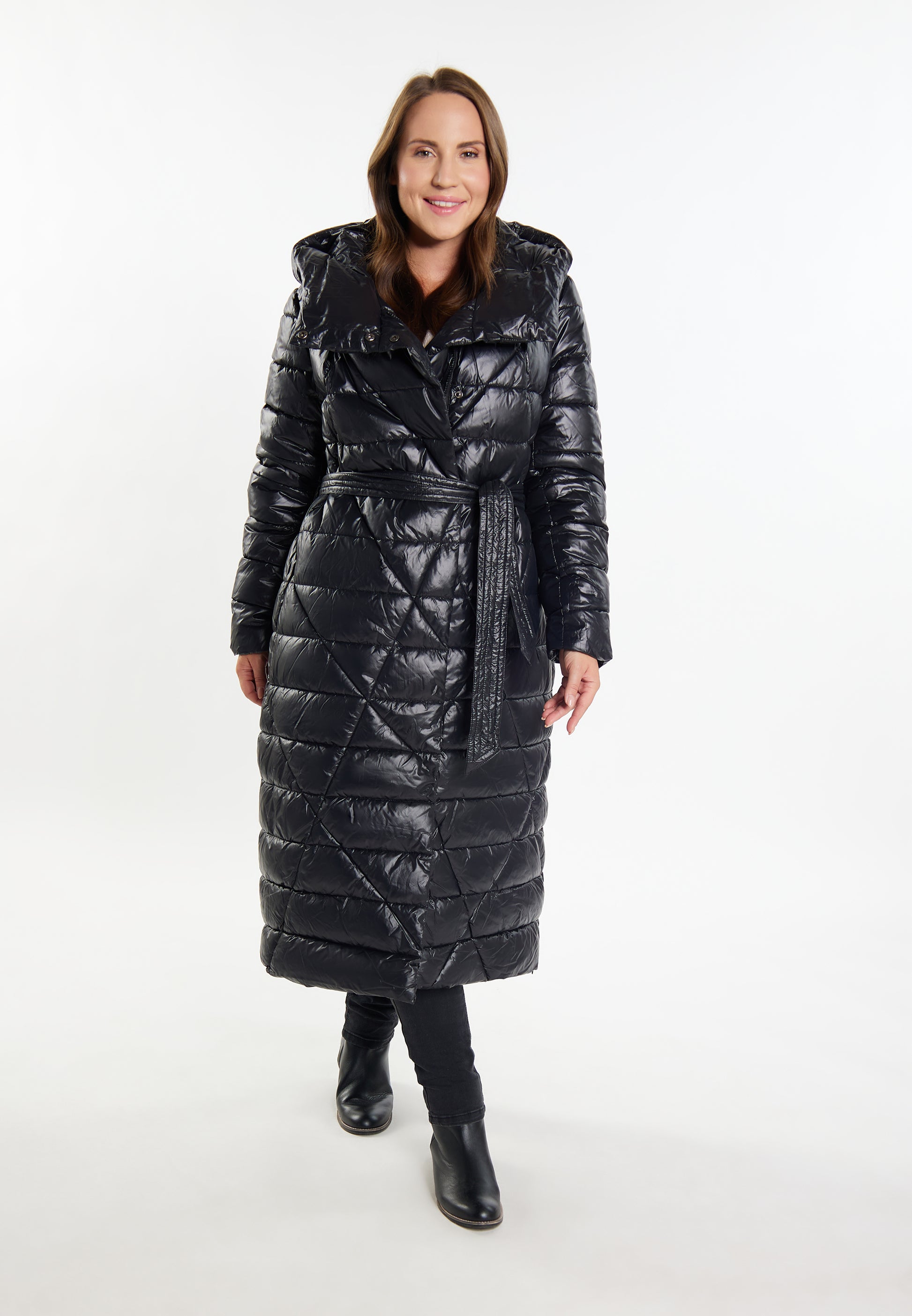 Albee Women's Plus Size Steppmantel