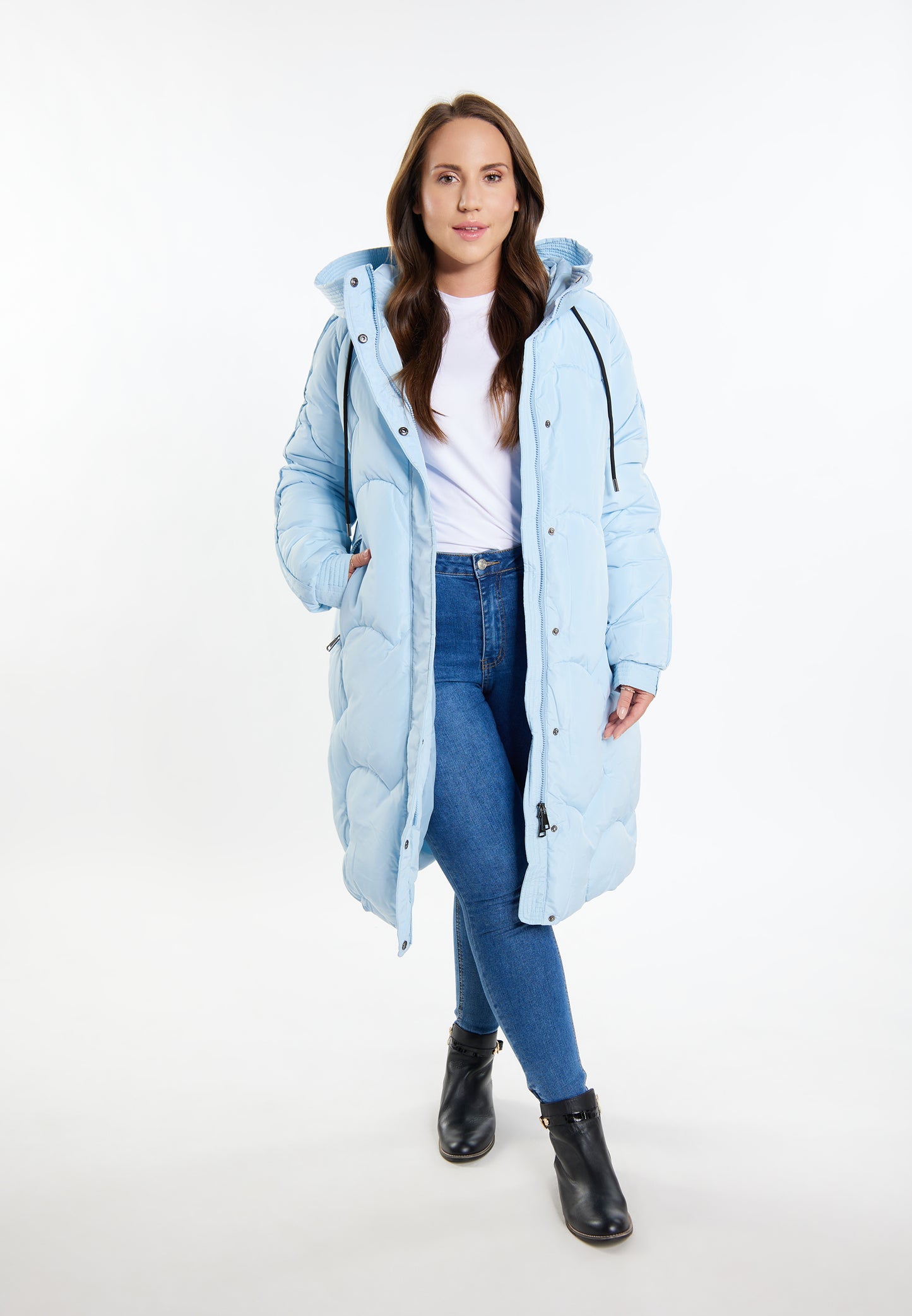 Albee Women's Plus Size Steppmantel