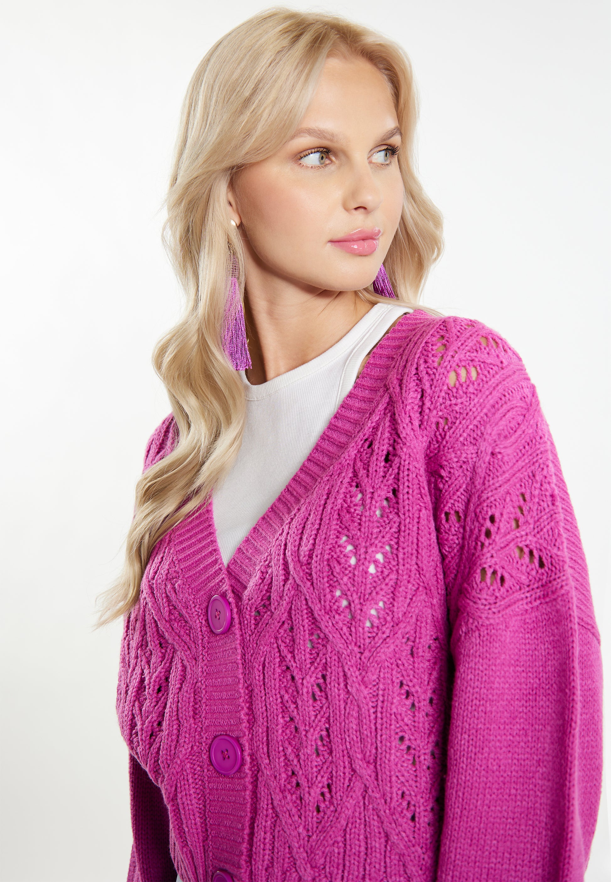 IZIA Damen-Strickjacke
