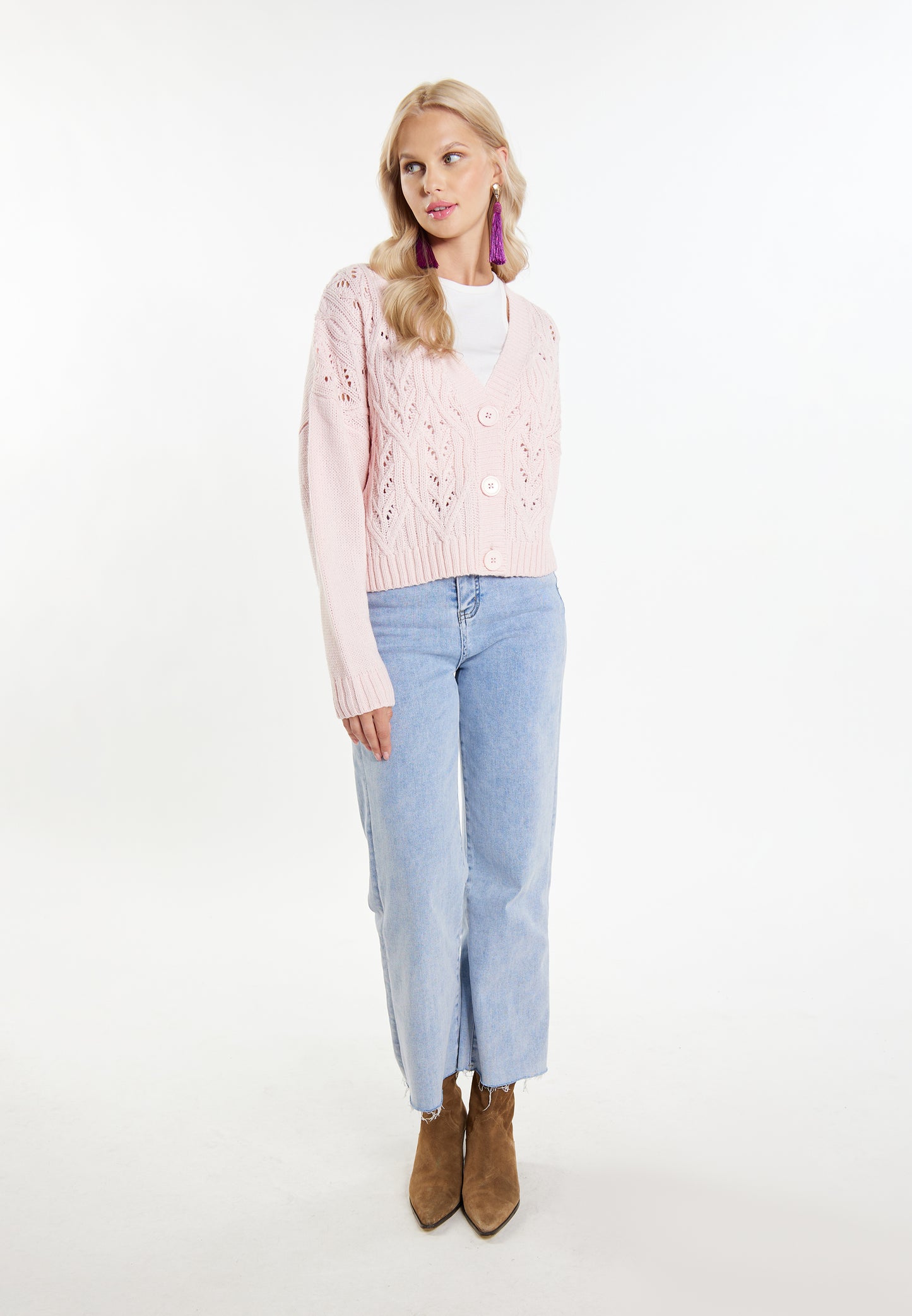 IZIA Damen-Strickjacke