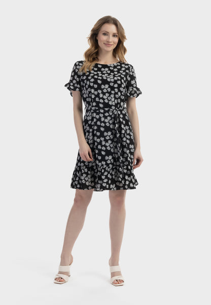 Albee Women's Midi Dress With Ruffles