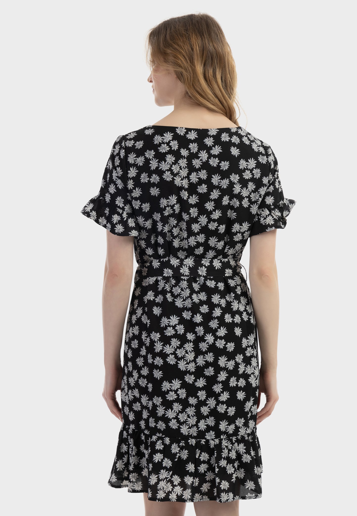 Albee Women's Midi Dress With Ruffles