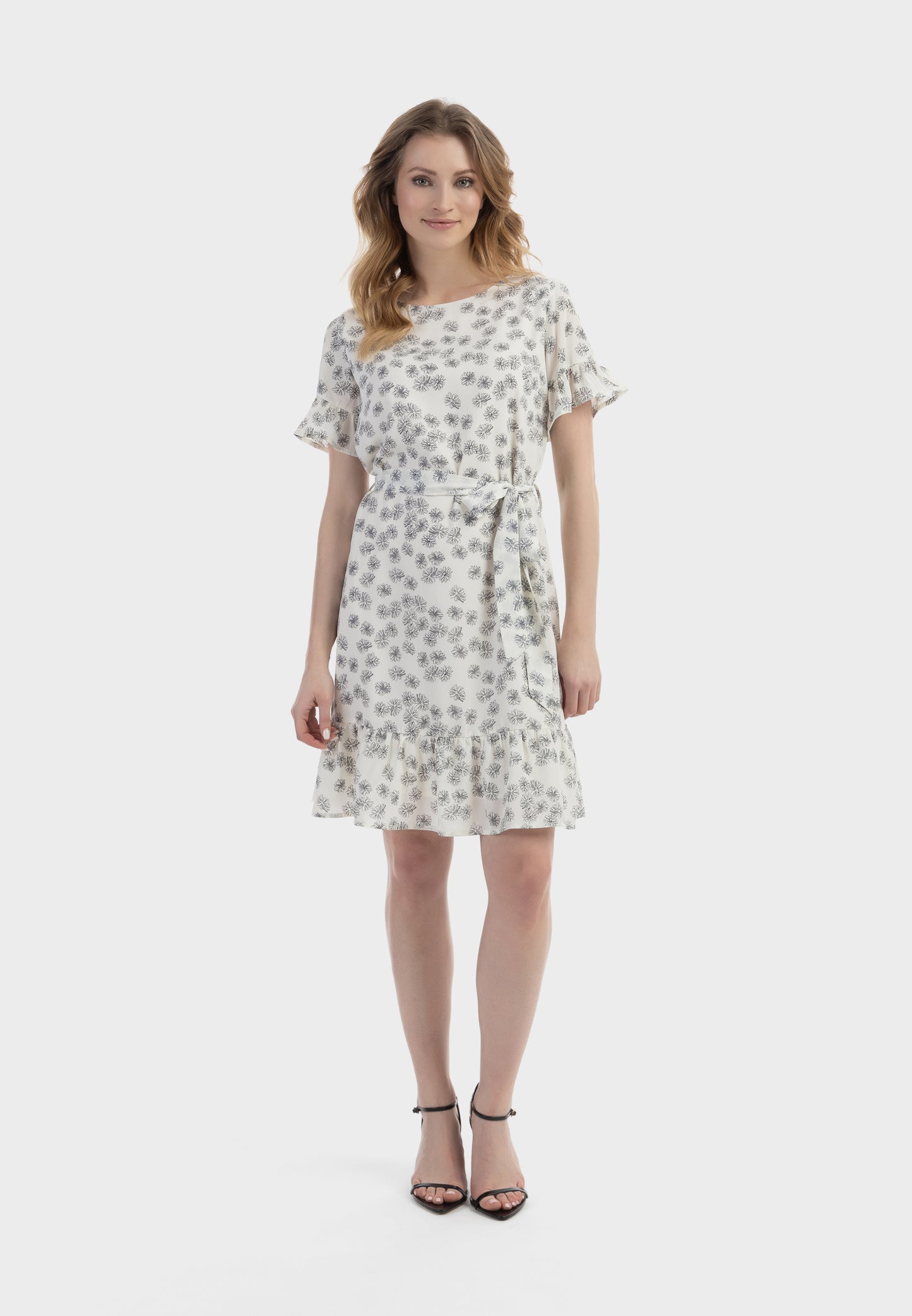 Albee Women's Midi Dress With Ruffles