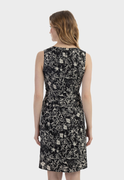 Albee Women's Midi Dress With A Retro Print