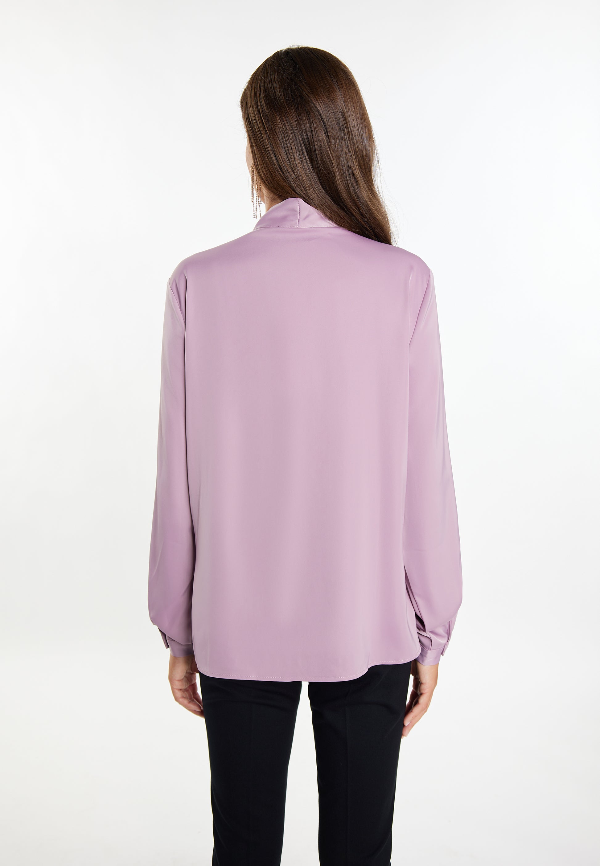 faina Damen Krawattennackenbluse
