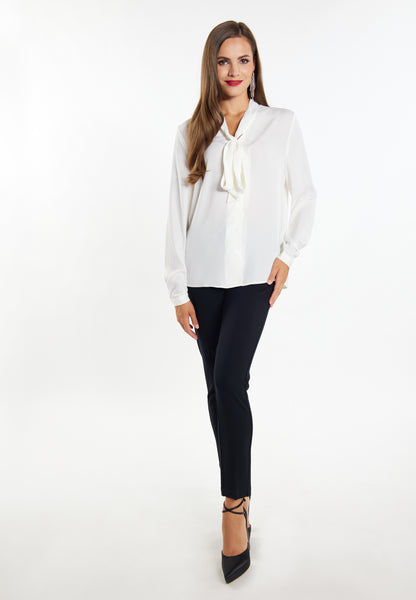faina Damen Krawattennackenbluse
