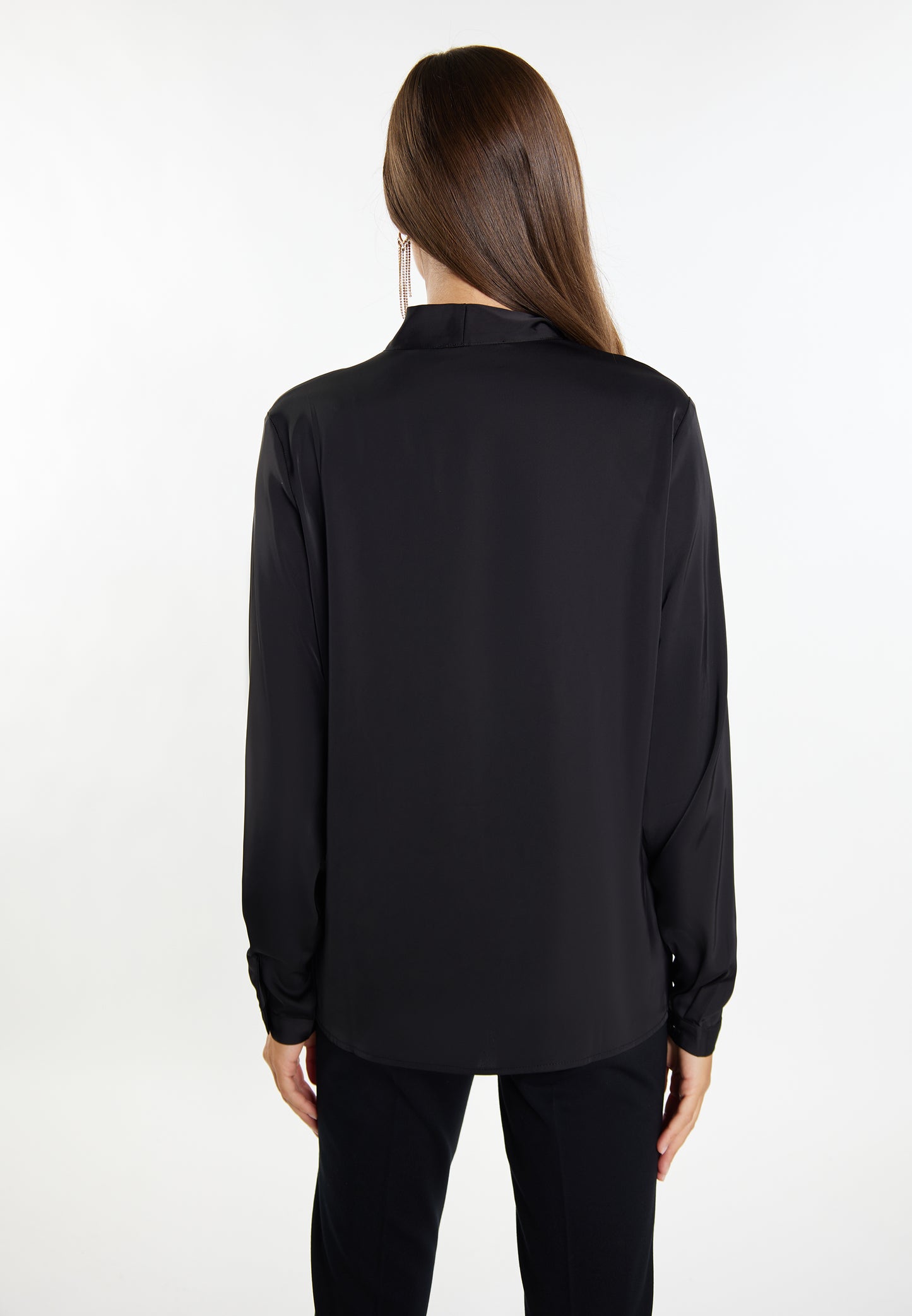 faina Damen Krawattennackenbluse