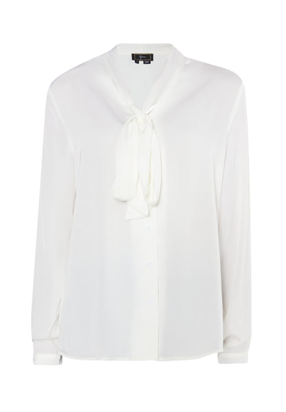 faina Damen Krawattennackenbluse