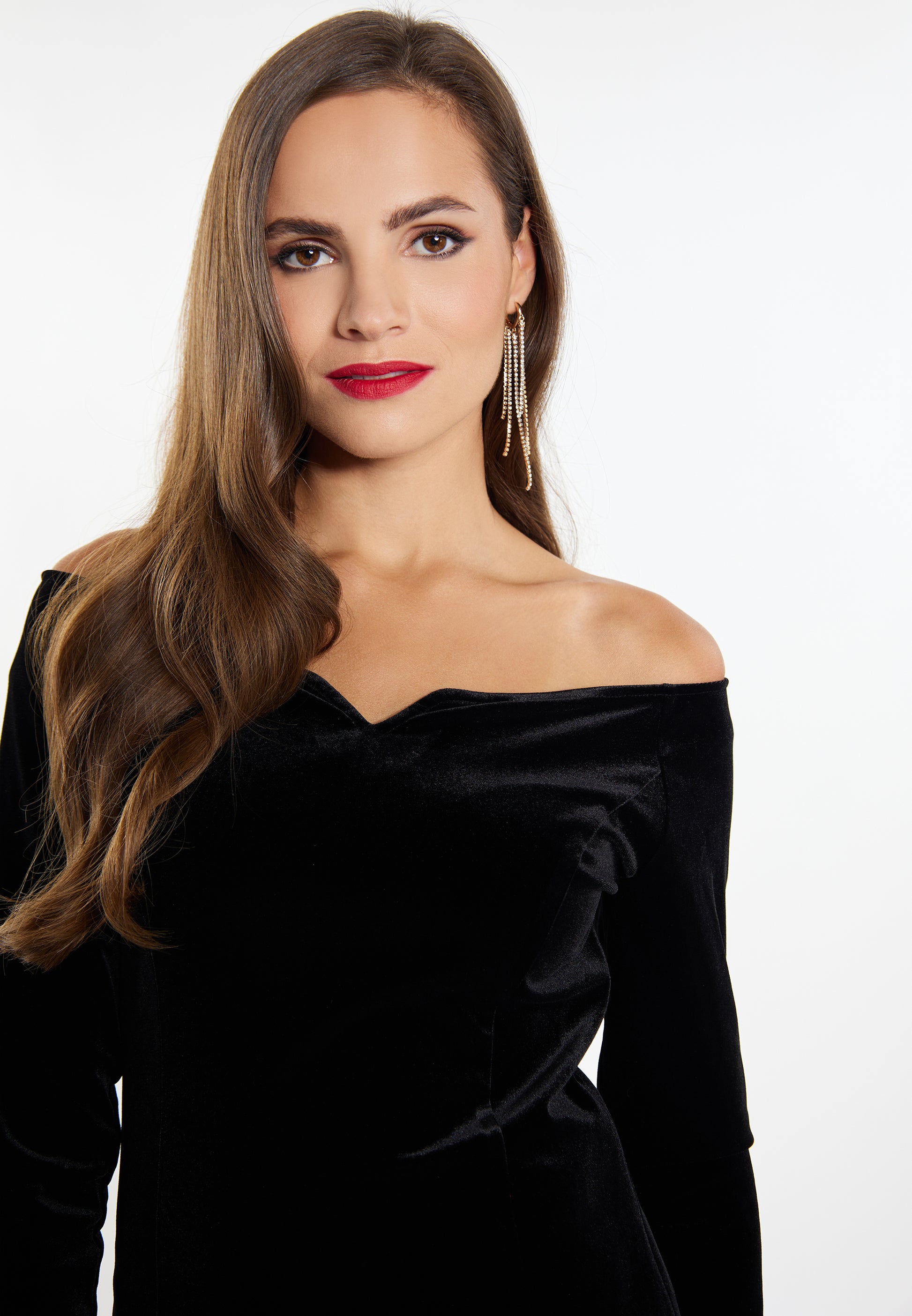 faina Mini Langarmkleid