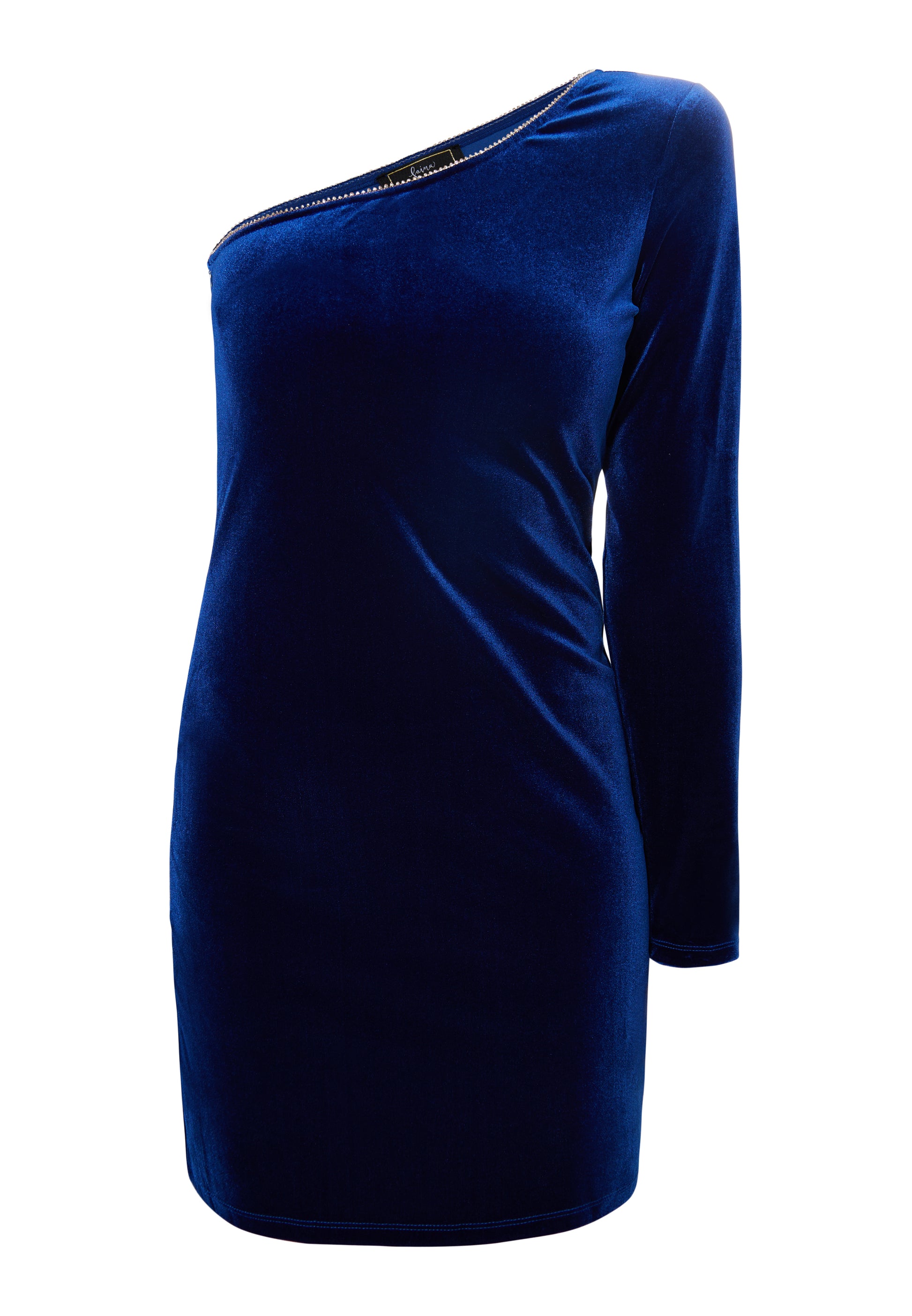 faina Damen One Shoulder Minikleid