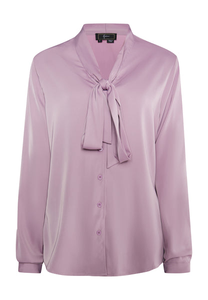 faina Damen Krawattennackenbluse
