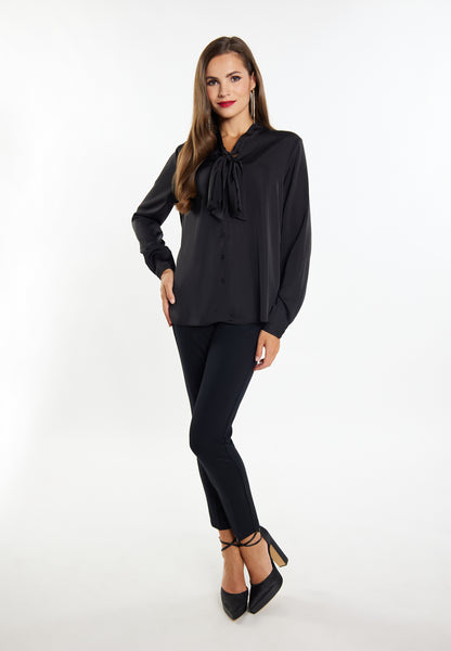 faina Damen Krawattennackenbluse