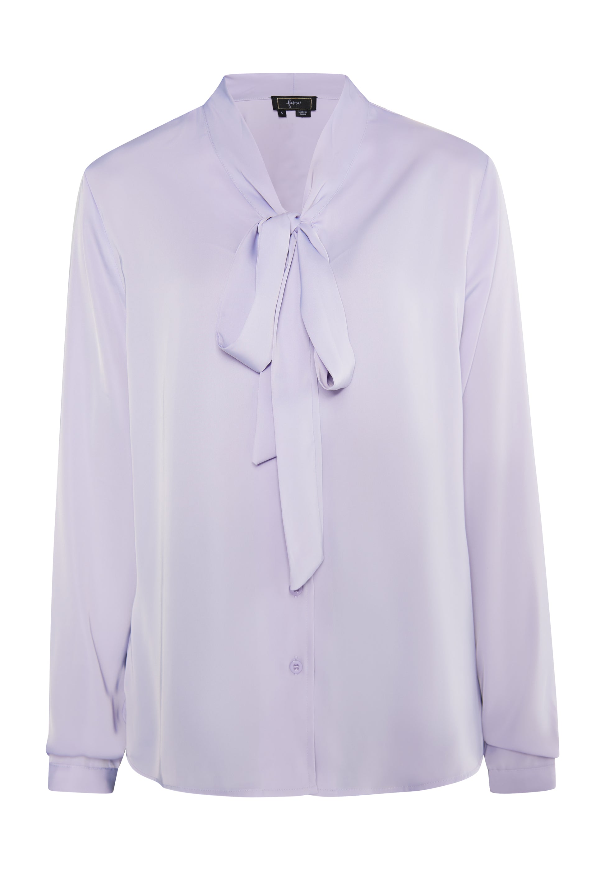faina Damen Krawattennackenbluse