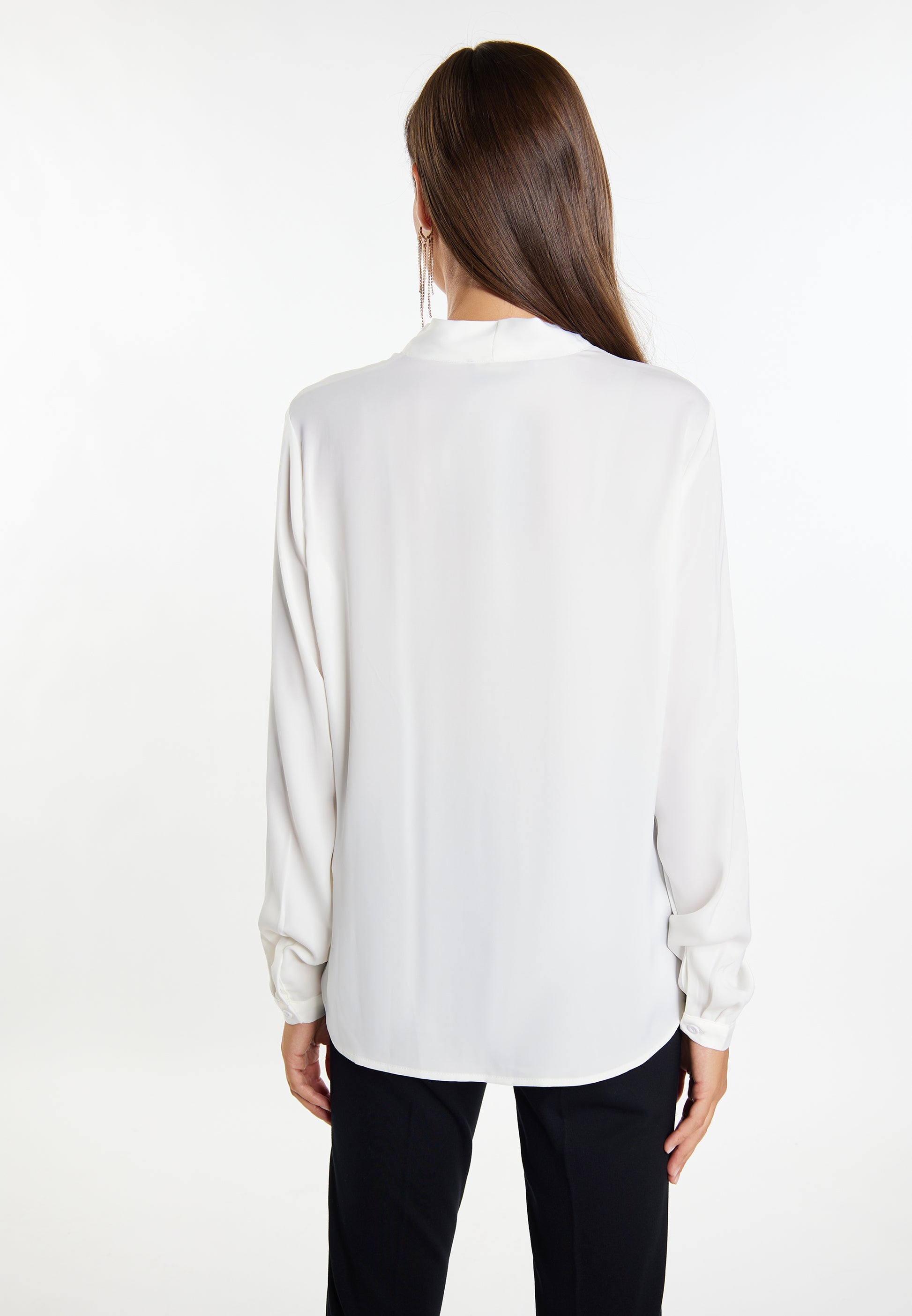 faina Damen Krawattennackenbluse