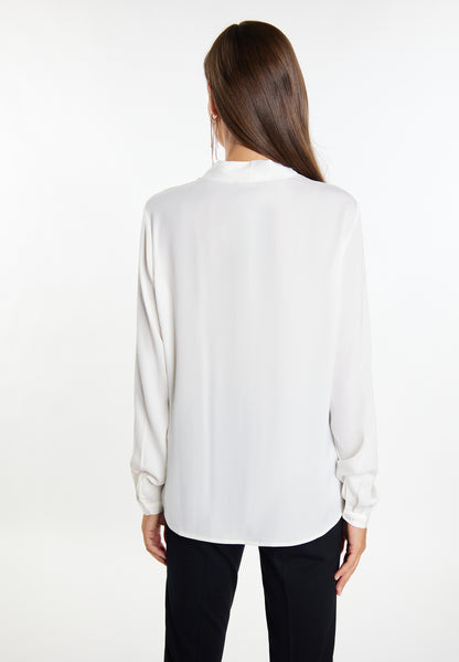 faina Damen Krawattennackenbluse