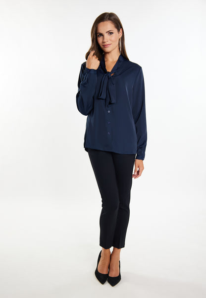 faina Damen Krawattennackenbluse