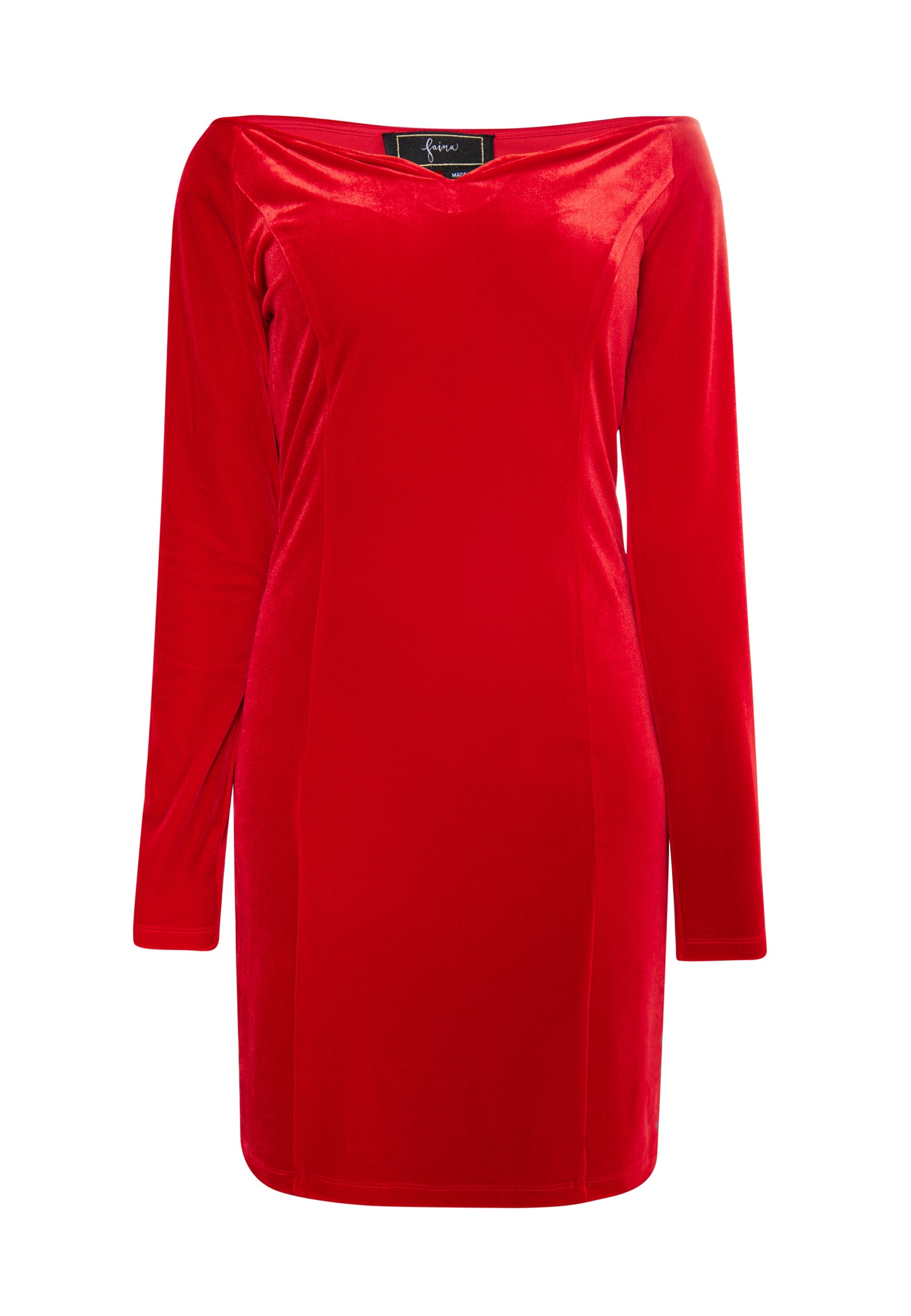 faina Mini Langarmkleid