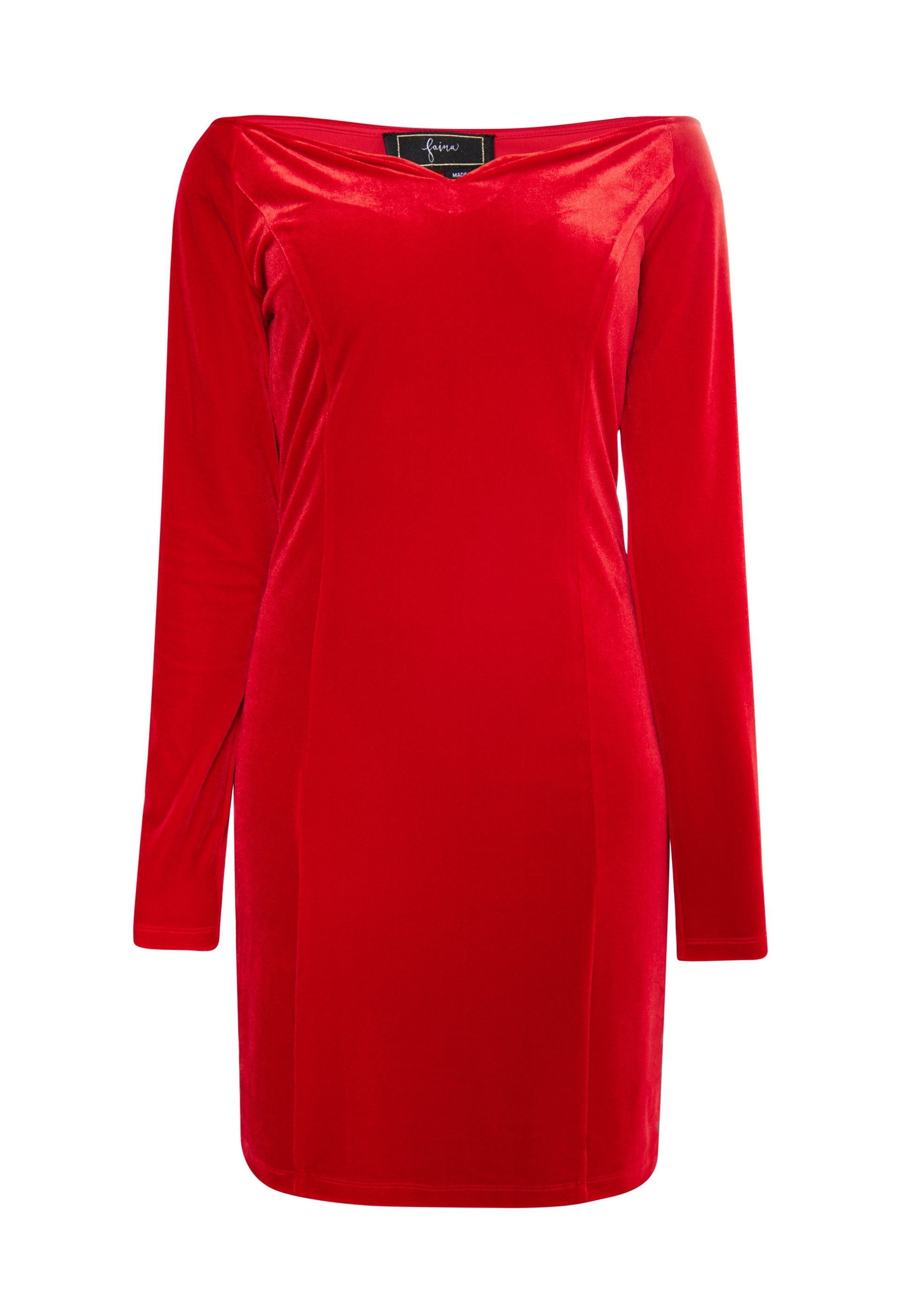 faina Mini Langarmkleid