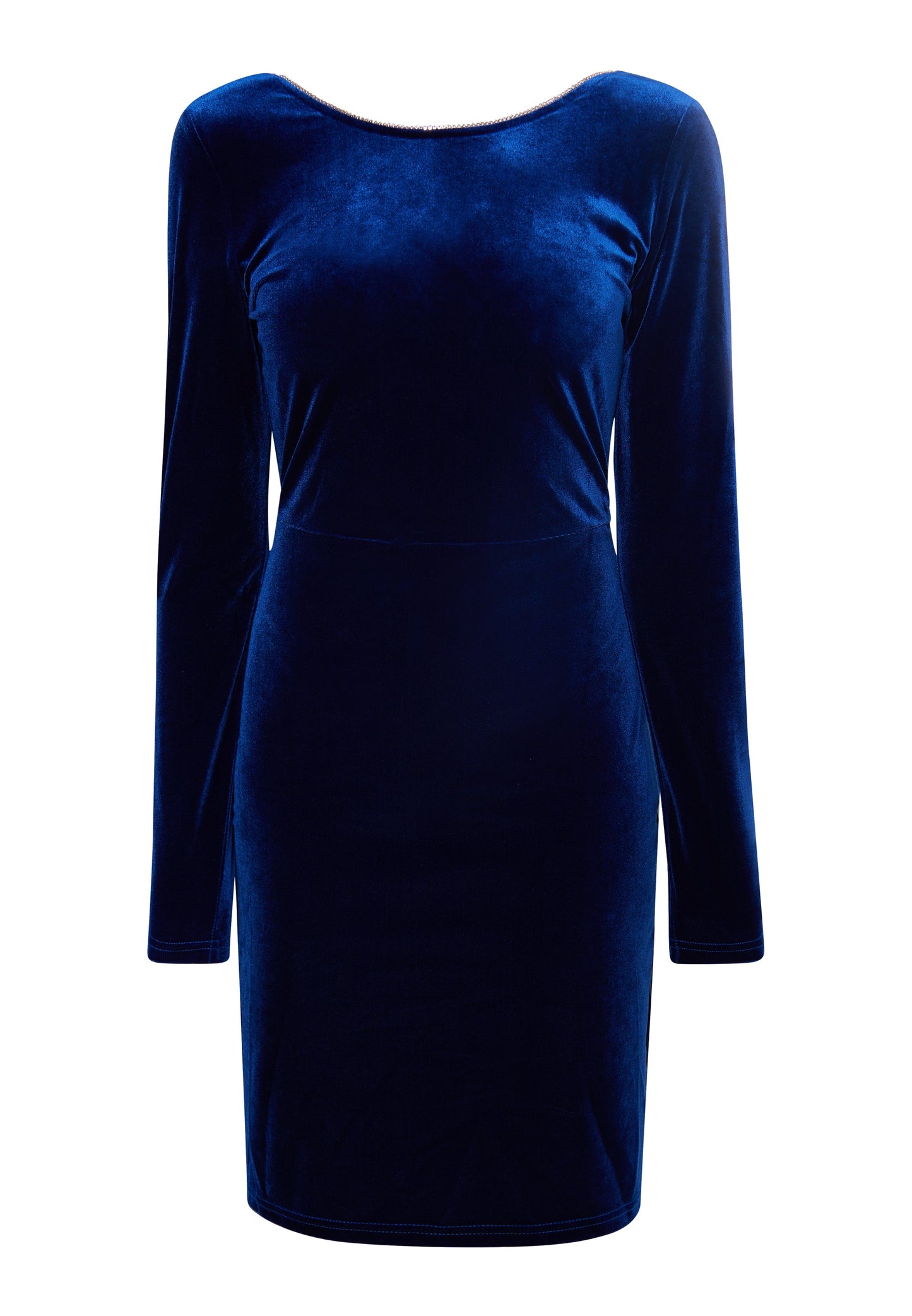 Faina Women's Velvet Dress With Rhinestones