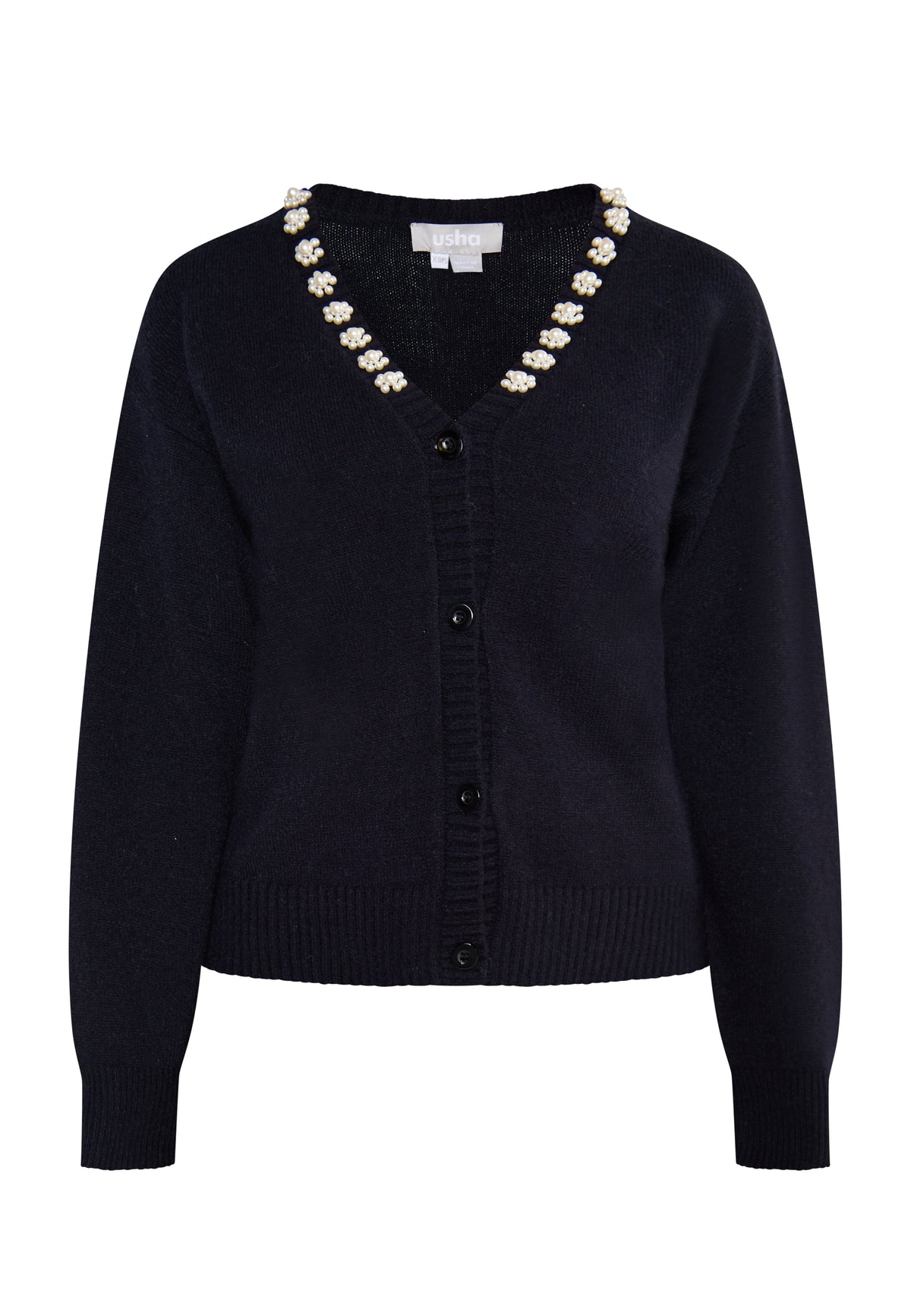 Jeona Women's Cardigan With Pearls