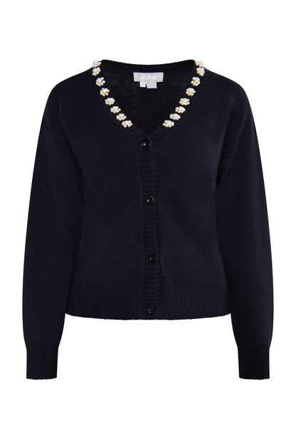 Jeona Women's Cardigan With Pearls