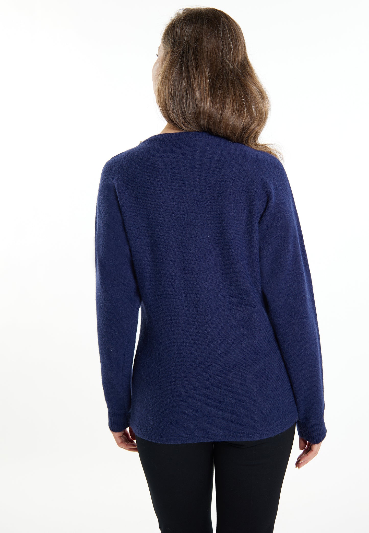 usha Damen Pullover mit Perle
