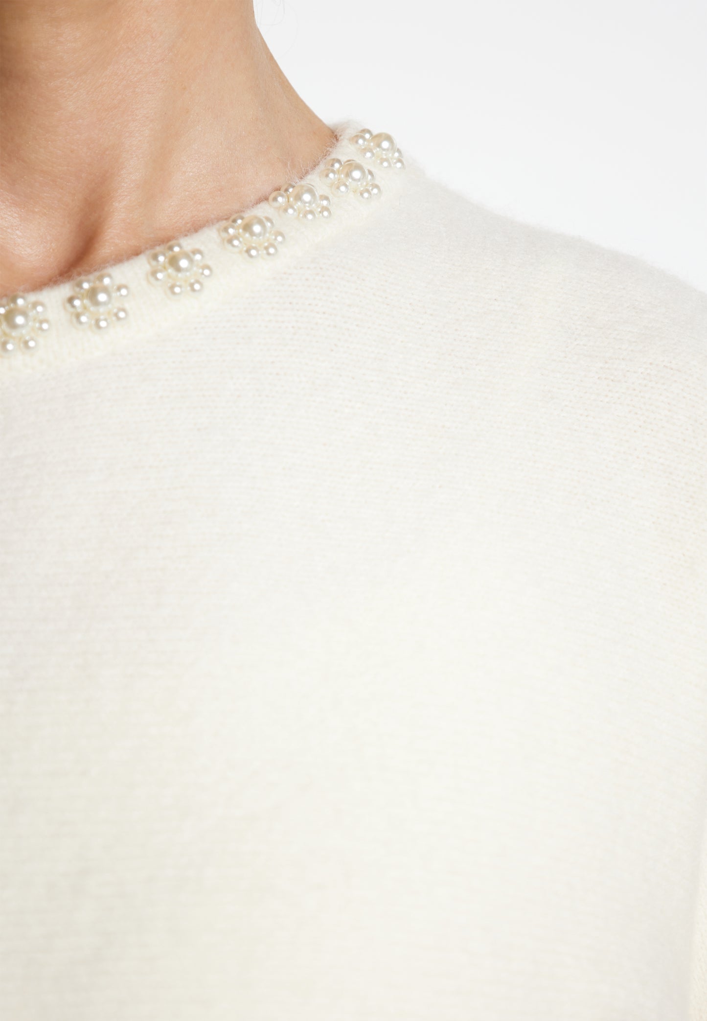 usha Damen Pullover mit Perle