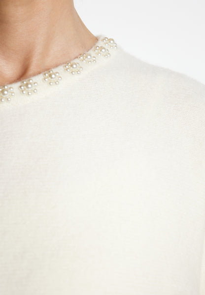 usha Damen Pullover mit Perle