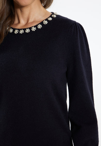 Jeona Women's Sweater With Pearls
