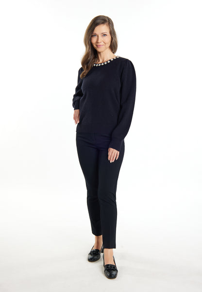 Jeona Women's Sweater With Pearls