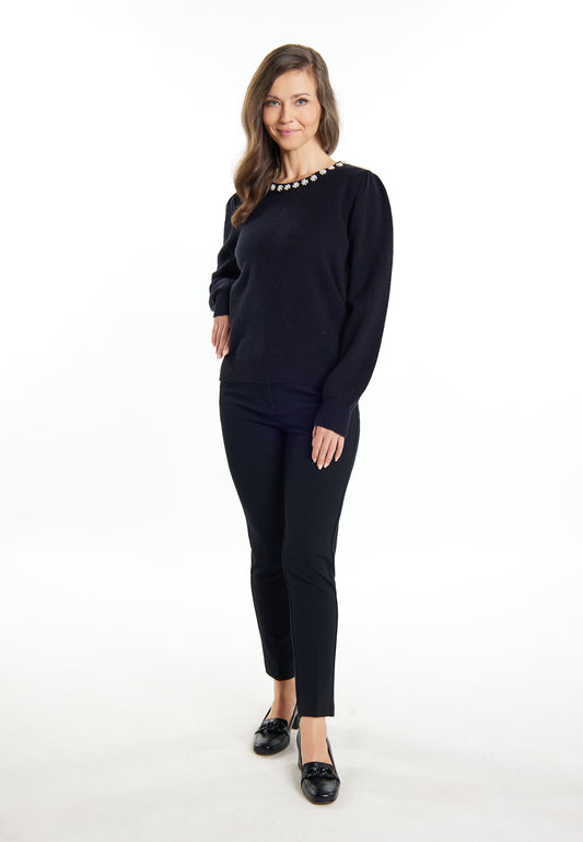 Jeona Women's Sweater With Pearls