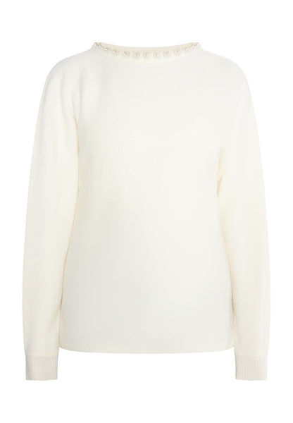 usha Damen Pullover mit Perle