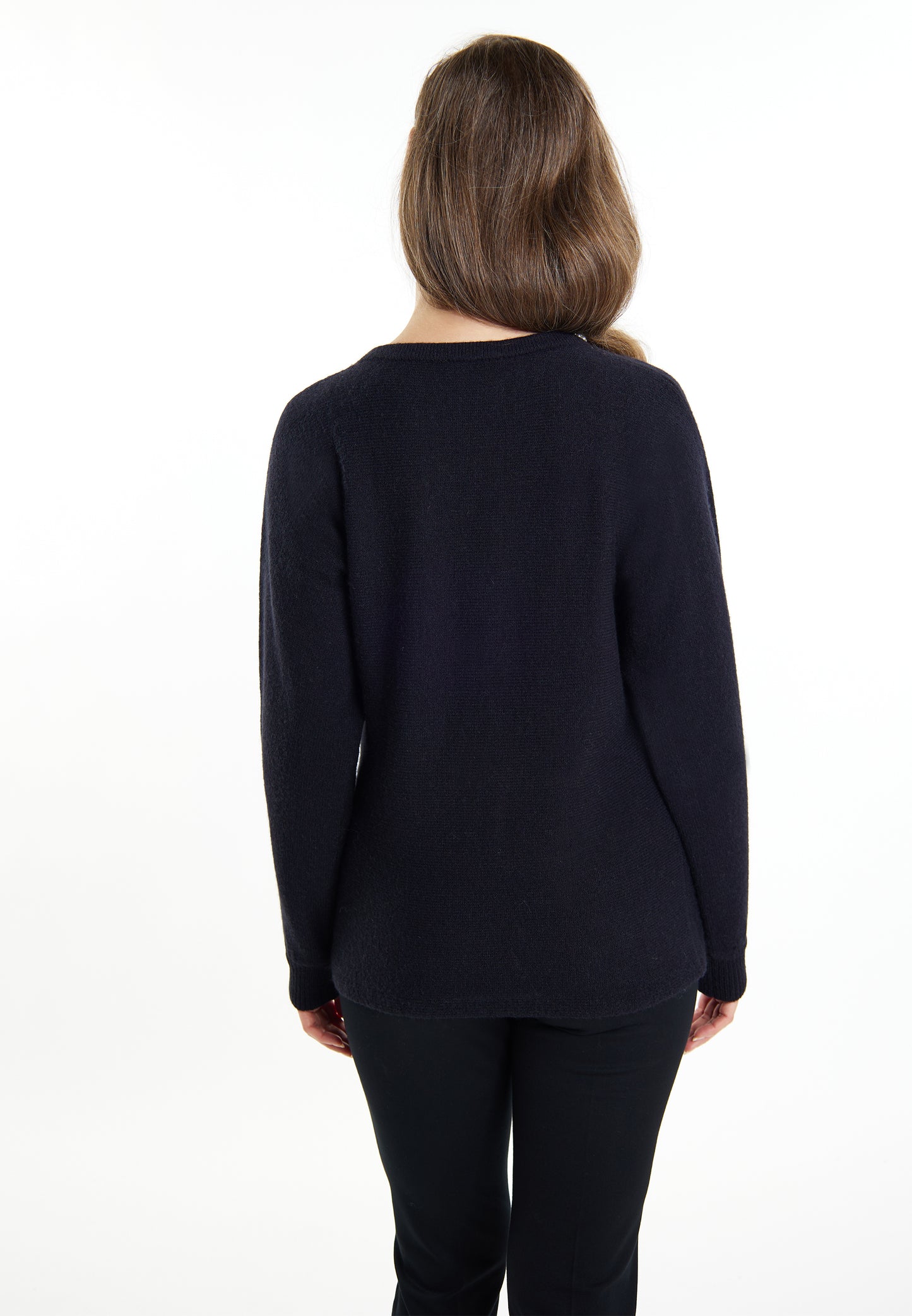 usha Damen Pullover mit Perle