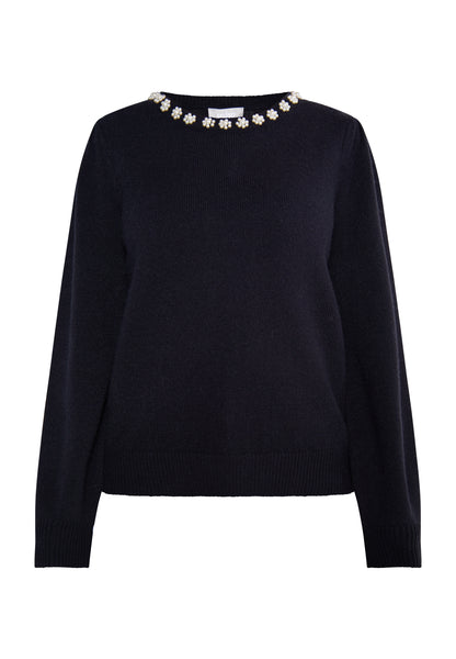 Jeona Women's Sweater With Pearls