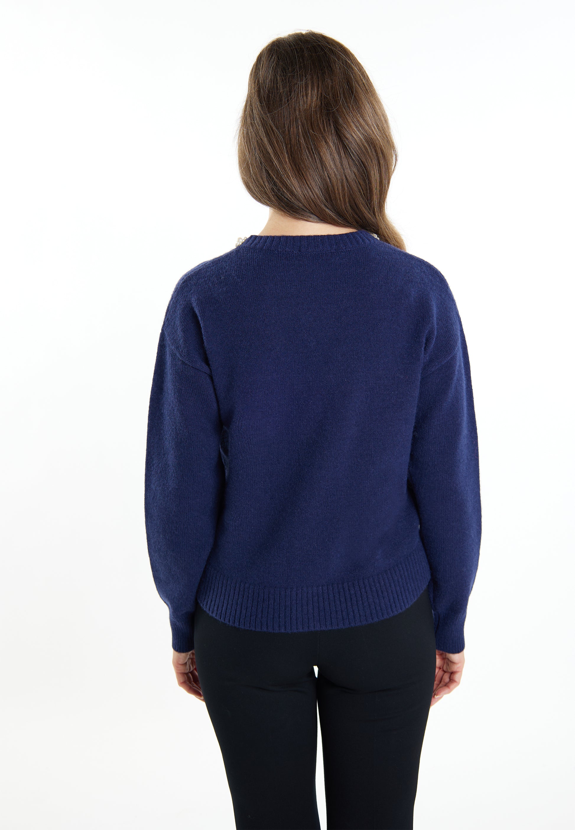 Albee Women's Cardigan With Pearls