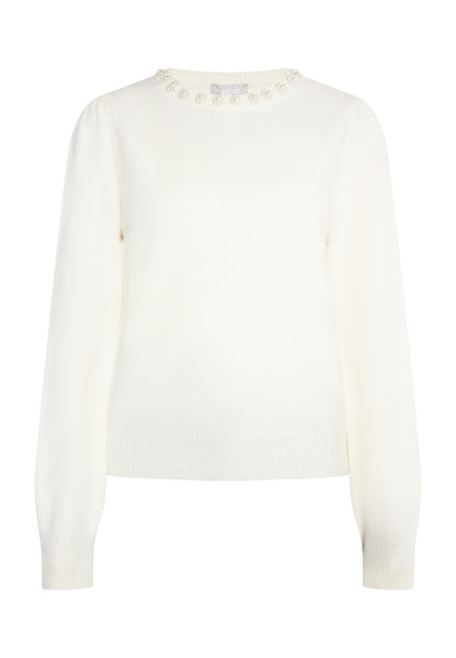 Jeona Women's Sweater With Pearls