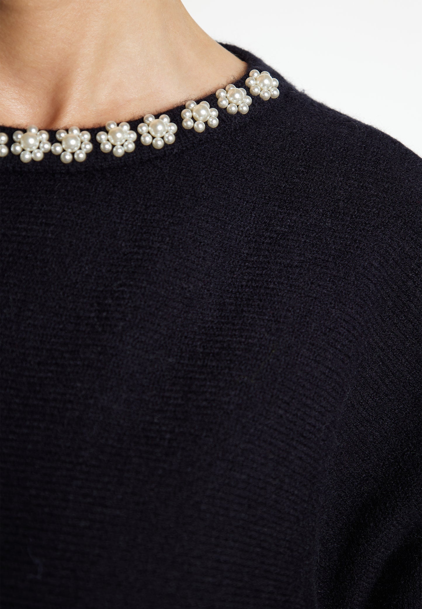 usha Damen Pullover mit Perle
