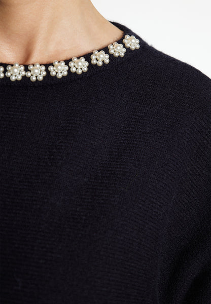 usha Damen Pullover mit Perle