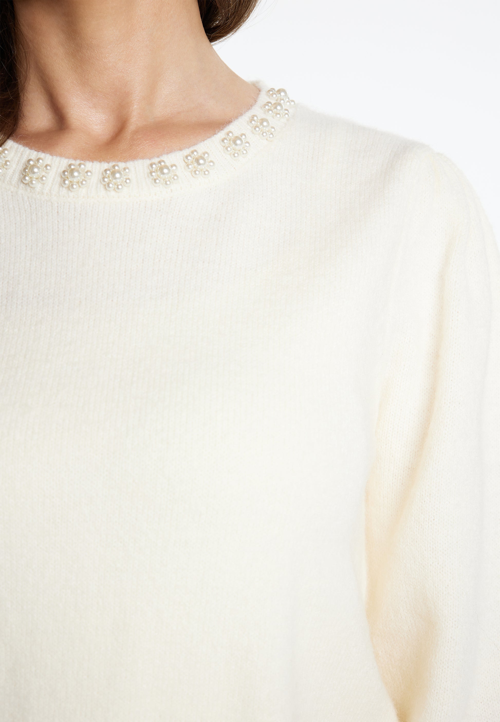 Jeona Women's Sweater With Pearls