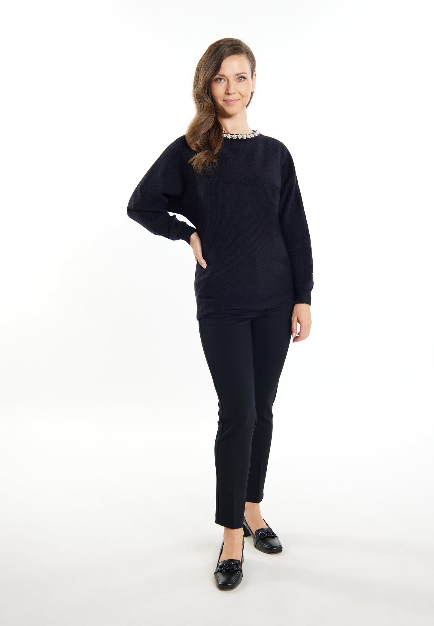 Albee Women's Sweater With Pearls