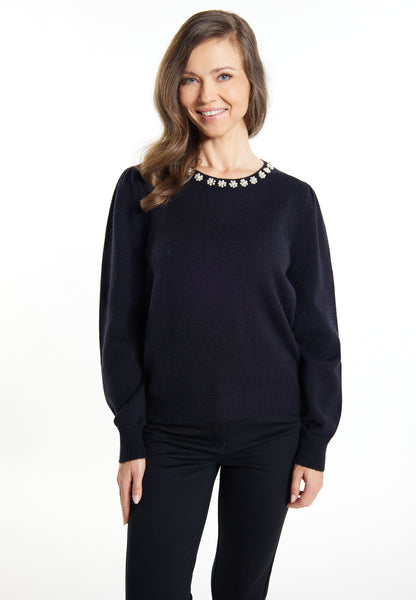 Jeona Women's Sweater With Pearls