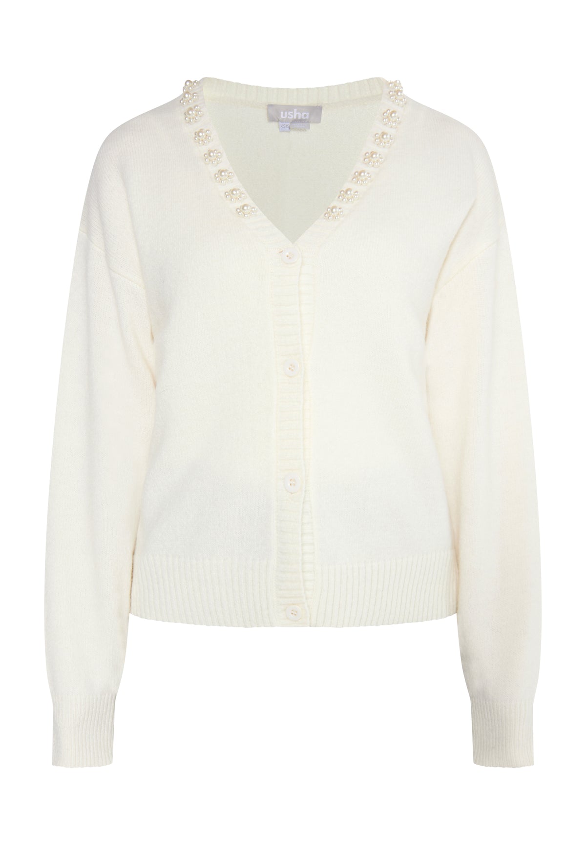 Jeona Women's Cardigan With Pearls