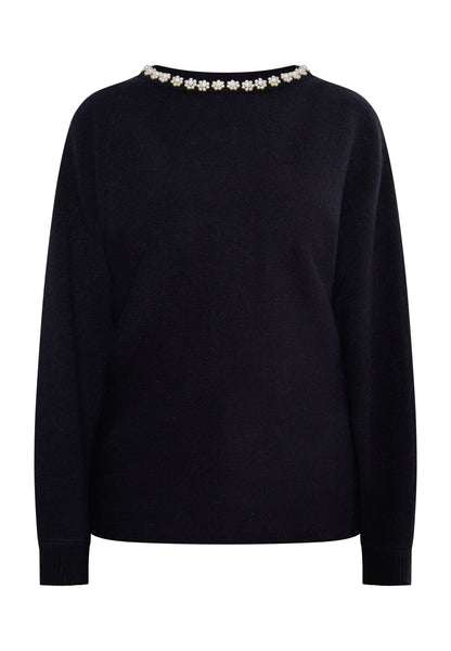 Albee Women's Sweater With Pearls