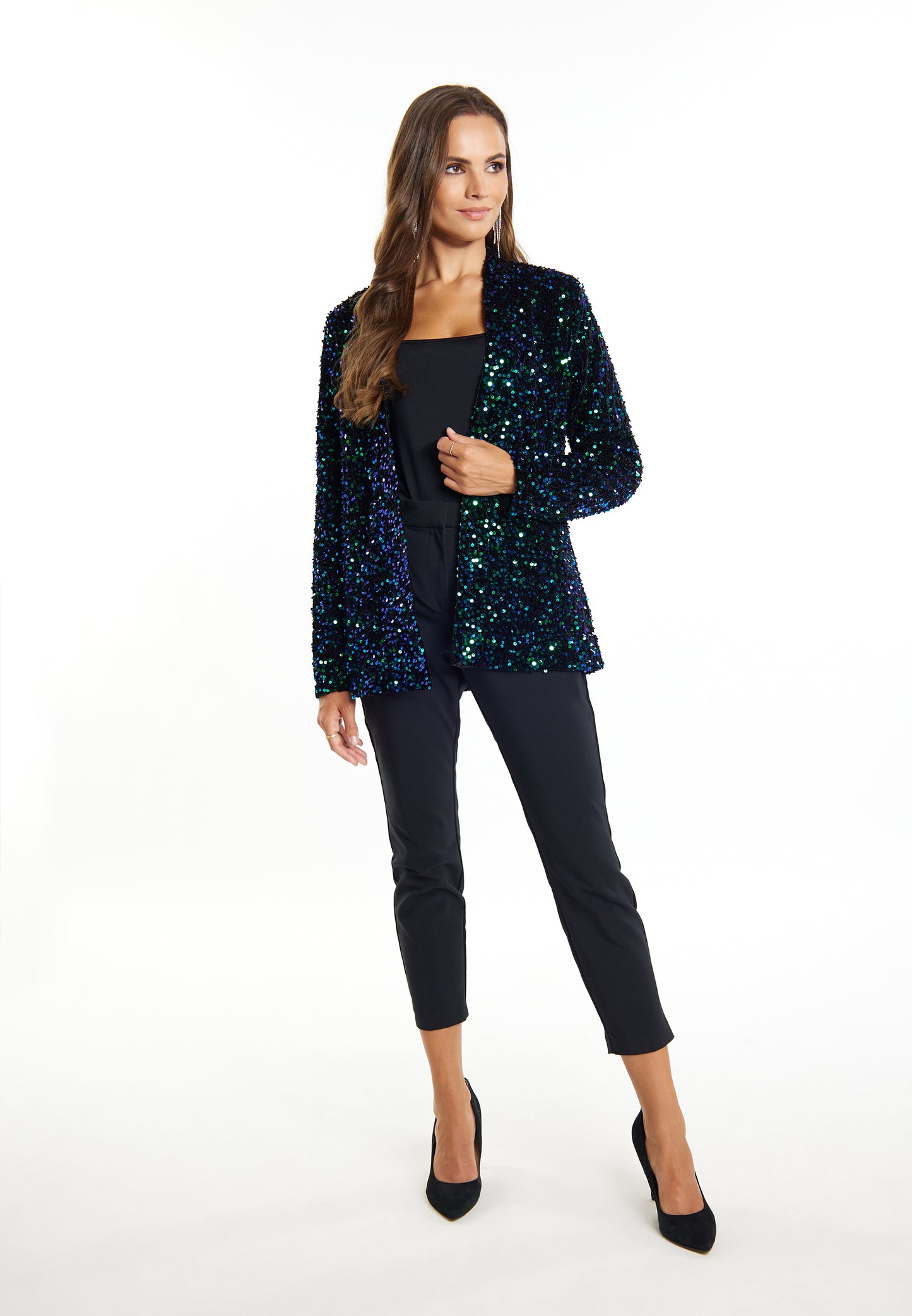 faina Blazer mit Pailletten