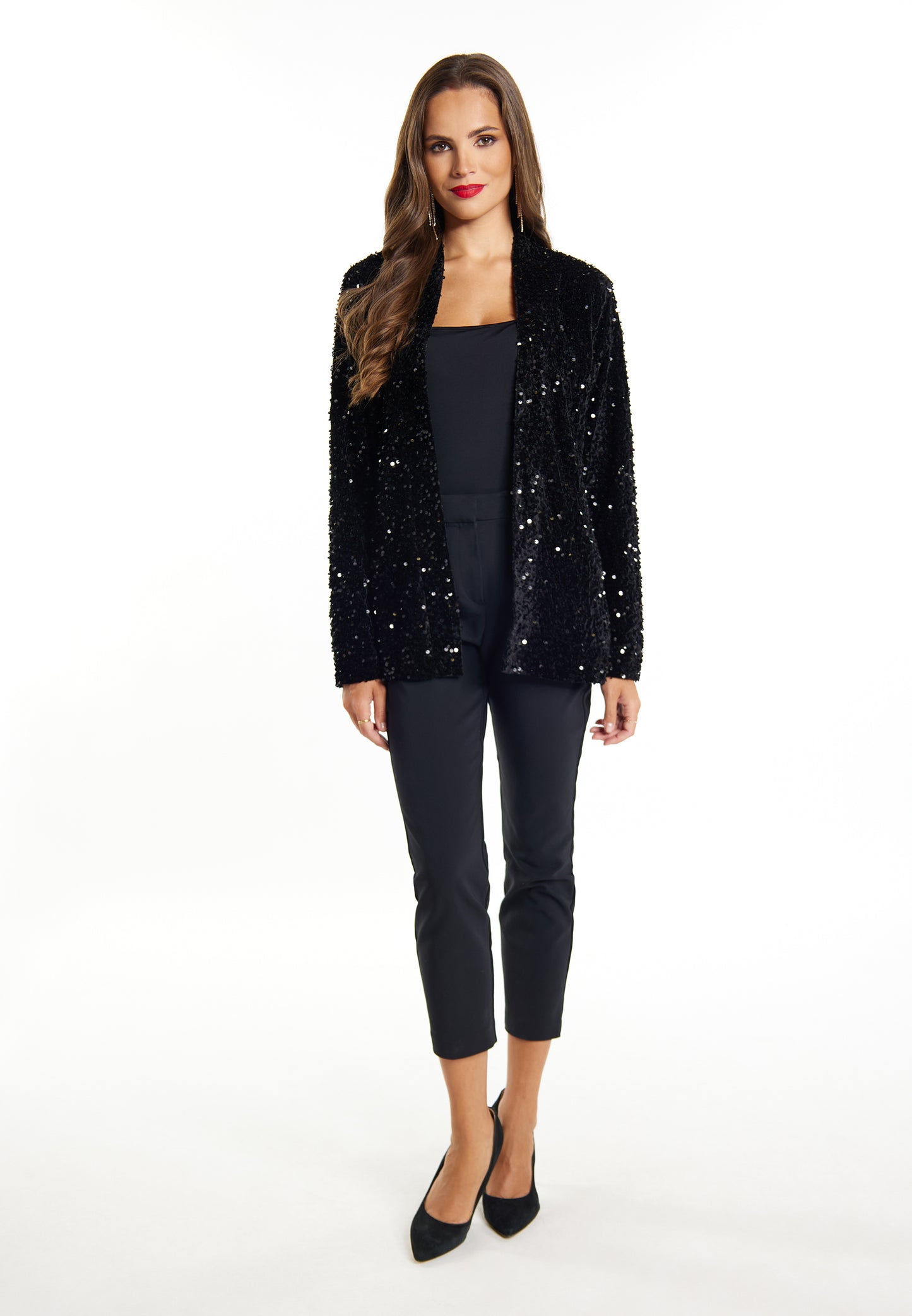 faina Blazer mit Pailletten