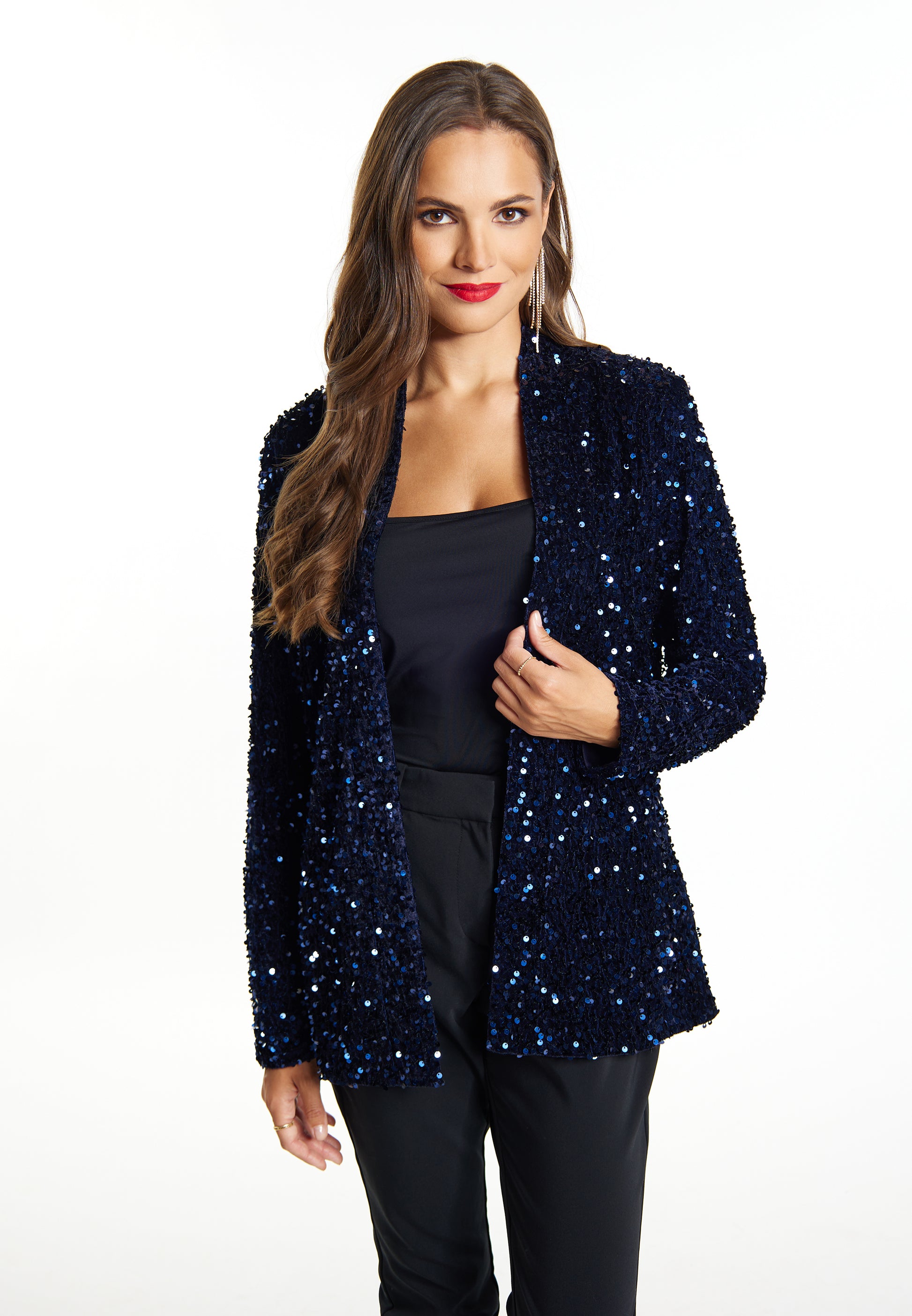 faina Blazer mit Pailletten