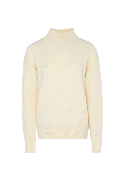 Faina Women's Sweater With Pearls