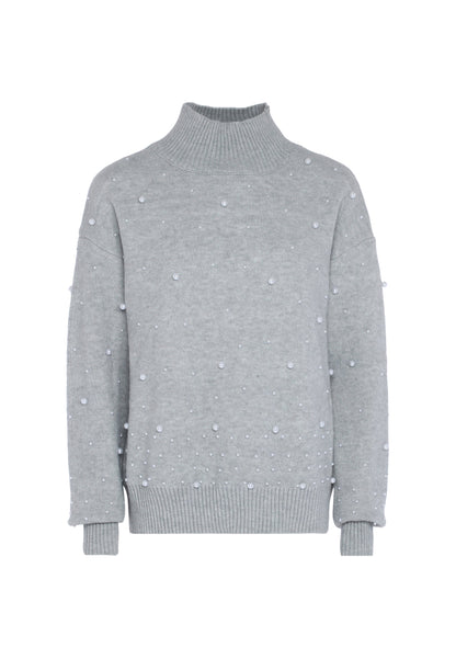 Faina Women's Sweater With Pearls