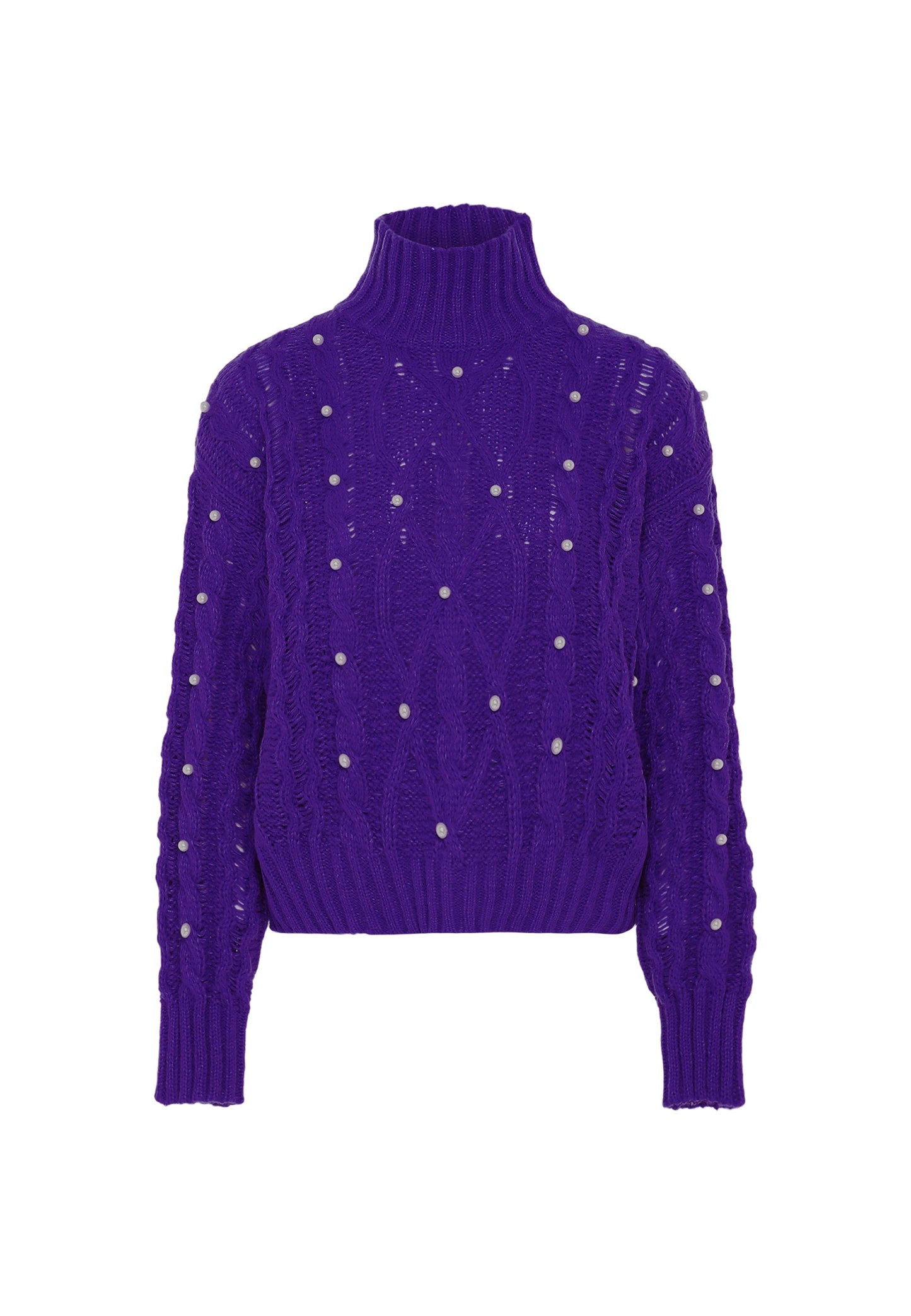 Faina Women's Sweater With Pearls