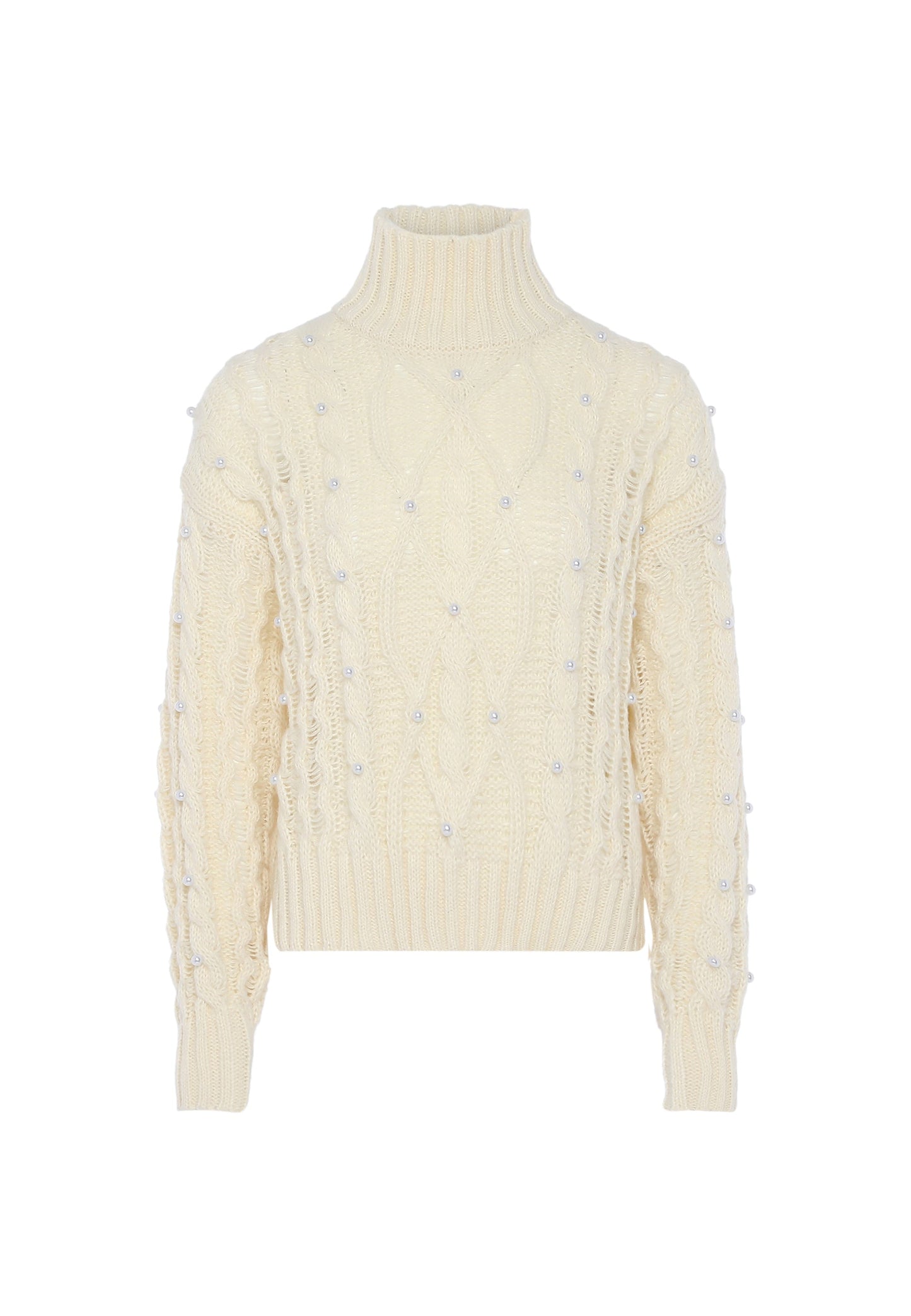 Faina Women's Sweater With Pearls